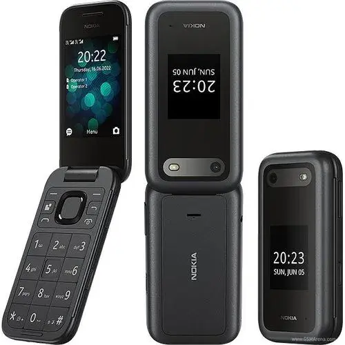 Nokia 2660 Flip Mobile Phone Classic 2.8" IPS LCD SCREEN DISPLAY 128MB +48MB RAM - 4G-Dual SIM- 1450mAh battery capacity Long Battery Life - FEATURE PHONE