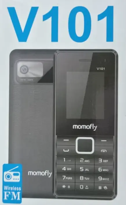 [ NEW ARRIVAL ] MOMOFLY V101 DUAL SIM ( DUAL SIMCARDS) 1.77" SCREEN DISPLAY MOBILE PHONE- 1000MAh BATTERY , INTERNET MOBILE WITH wireless Fm kadunde/ kabambe / featured phone mobile