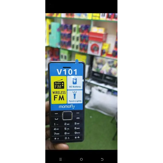 [ NEW ARRIVAL ] MOMOFLY V101 DUAL SIM ( DUAL SIMCARDS) 1.77" SCREEN DISPLAY MOBILE PHONE- 1000MAh BATTERY , INTERNET MOBILE WITH wireless Fm kadunde/ kabambe / featured phone mobile