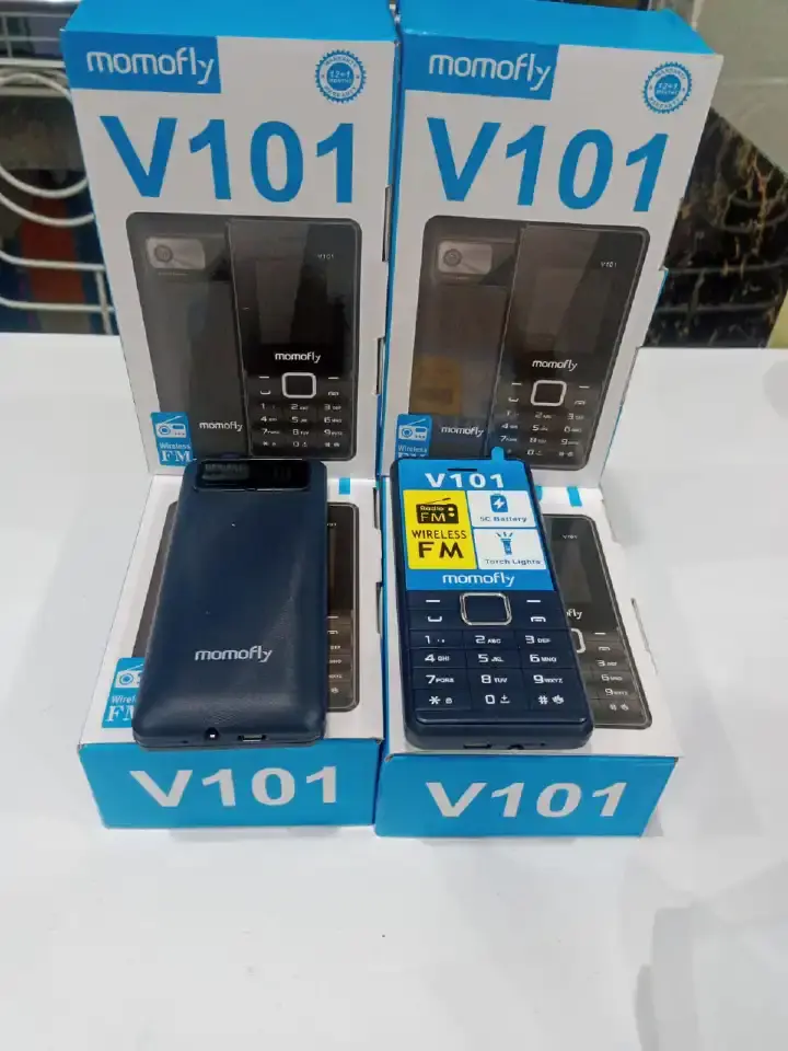 [ NEW ARRIVAL ] MOMOFLY V101 DUAL SIM ( DUAL SIMCARDS) 1.77" SCREEN DISPLAY MOBILE PHONE- 1000MAh BATTERY , INTERNET MOBILE WITH wireless Fm kadunde/ kabambe / featured phone mobile