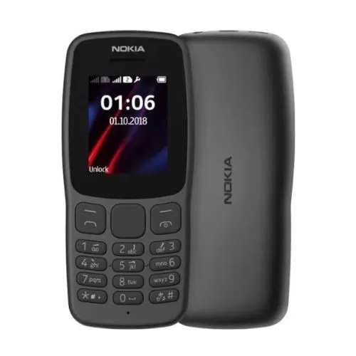 BRAND NEW Nokia 106 4G!!! Mobile Phones, 1.8" Dual SIM Cards Cell Phone 800 MAh Removable Battery Cheap Durable with FM Radio and Micro USB connector FEATURED PHONE +FREE GIFTS (SMARTWATCH +EARPODS)