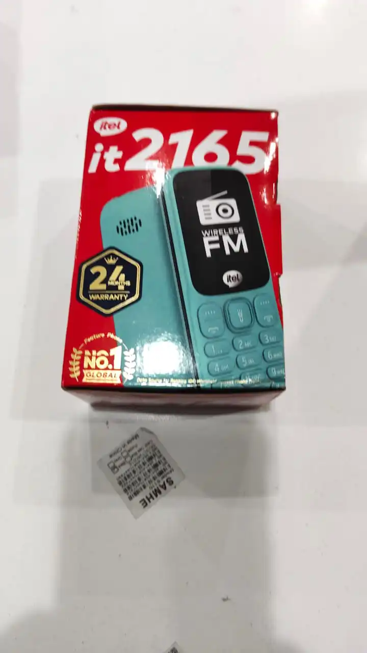 NEW ARRIVAL ITEL IT2165 DUAL SIM CARD SLOT TORCH,FM RADIO,2.8" SCREEN DISPLAY,BATTERY 1000MAH 2000 CONTACTS AND 100 MESSAGES KABAMBE/MULIKA CELL PHONE