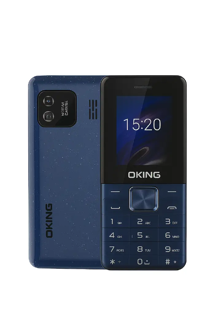 Oking OK301i 1.77" Display Wireless FM Dual SIM Rear Camera Bright Torch with Vibration and up to to 24 days of Standby Kabambe katululu button Feature Phone