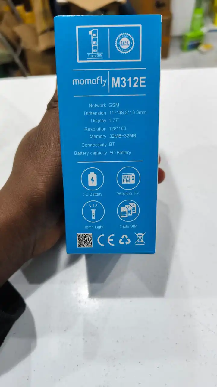 [ NEW ARRIVAL ] momofly M312E 32 MB RAM featured phone Triple SIM Regular 5C Battery, 1.77" display with BT connectivity featured phones