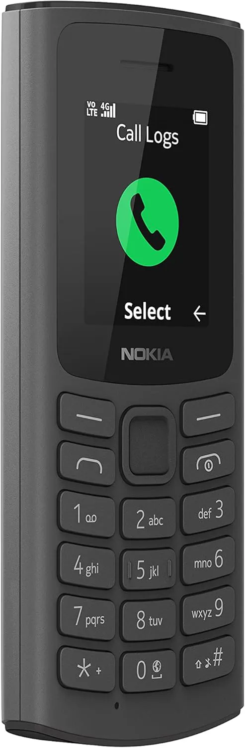 Nokia 110 2023 Dual Sim Cell Phone 1.8" display 1000mAh battery capacity MicroSD card support up to 32 GB Unlocked Cheap Durable Old Phone Classic kabambe/Featured phone