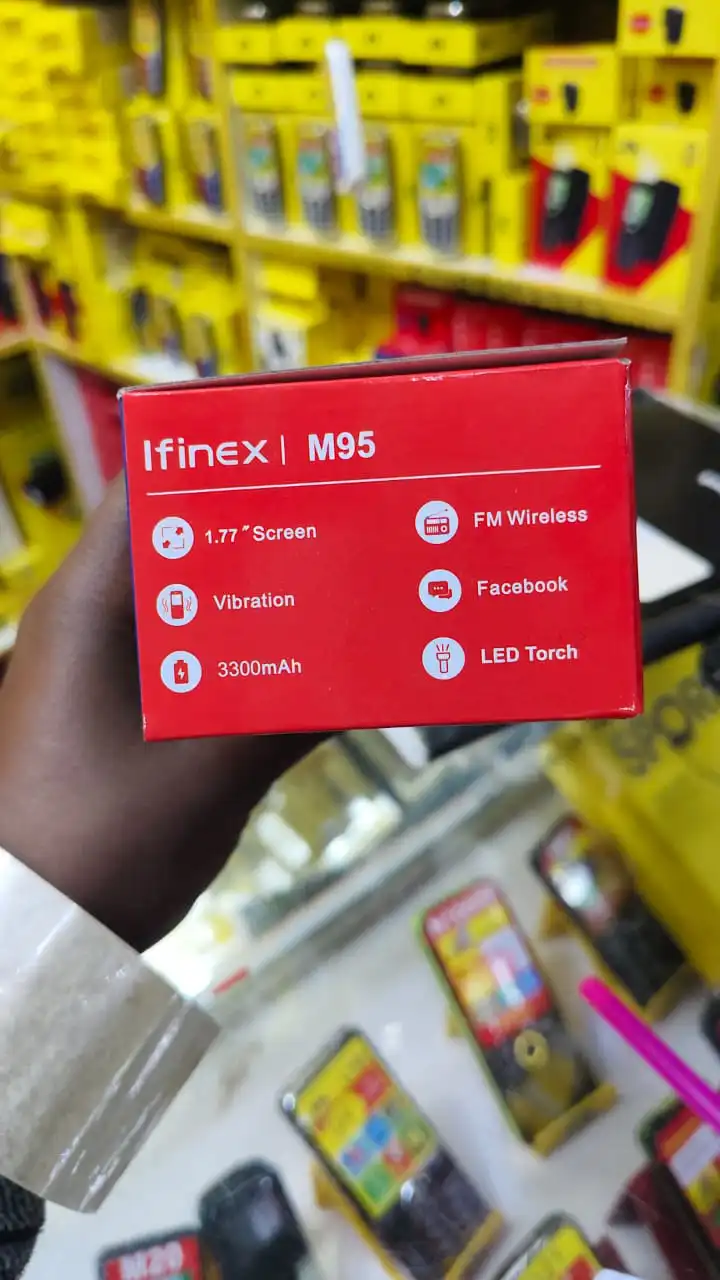 BRAND NEW IFINEX M95 QUAD SIM PHONE 1.77 inch Display 3300mAh Buletooth Vibrator/Wireless FM/ MP3/MP4/Big Torch/ Auto callrecording/Power Bank Cell Feature Phone