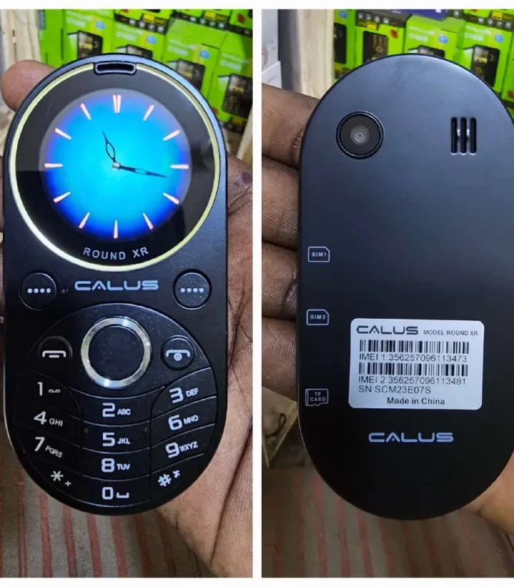 CALUS Round XR.ultrathin Phone, Inbuilt Battery. 2942mAh battery capacity 1.75 inches screen featured phone