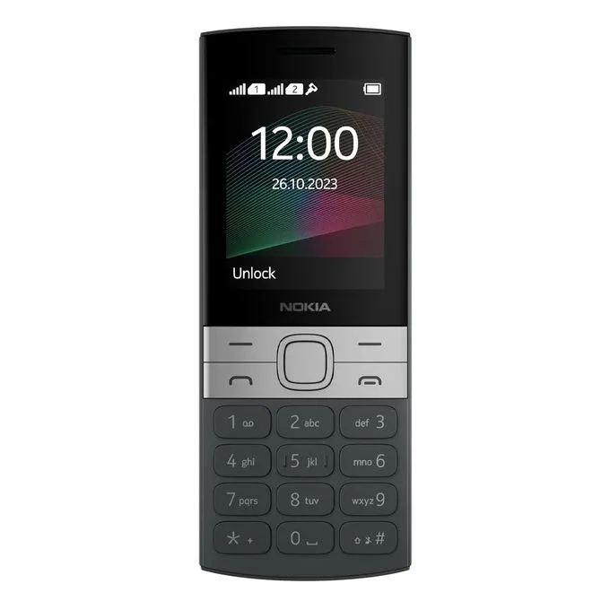 The New Original Nokia 150 4G (2023) 0.3MP FM radio 2.4" SCREEN DISPLAY Dual SIM 1400mAh BATTERY CAPACITY WITH Flashlight Splash & dust resistant Mobile Phone Featured Phones