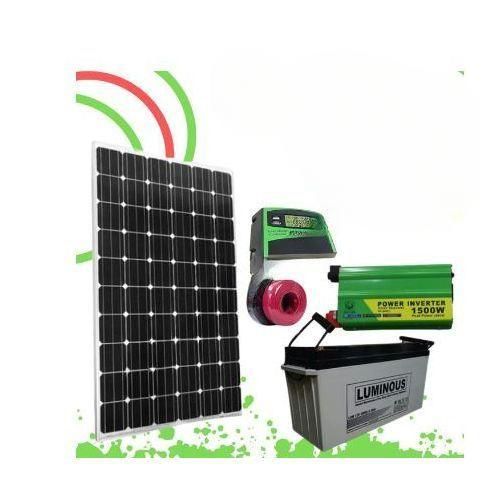 Powermate 500 Watts Solar Panel Full Kit System+200Ah Solar Battery +1500W Solar Power Inverter +40Ah Solar Charge Controller +10M Cable