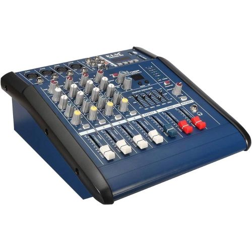 Omax 4 Channels Powered Mixer 1200 Watts , USB , Bluetooth , Aux phone input , Church Mixer , Public Address Systems Mixer