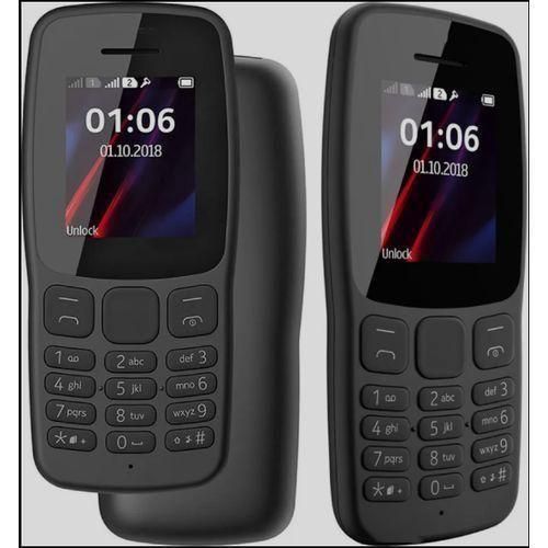 Nokia 4G Dual SIM Button Feature Phone Long Lasting Battery Durable Design 4G Connectivity MP3 Player, FM Radio And LED Flashlight Affordable Basic Phone For Everyday Use 106 Nokia106 Upgarde From