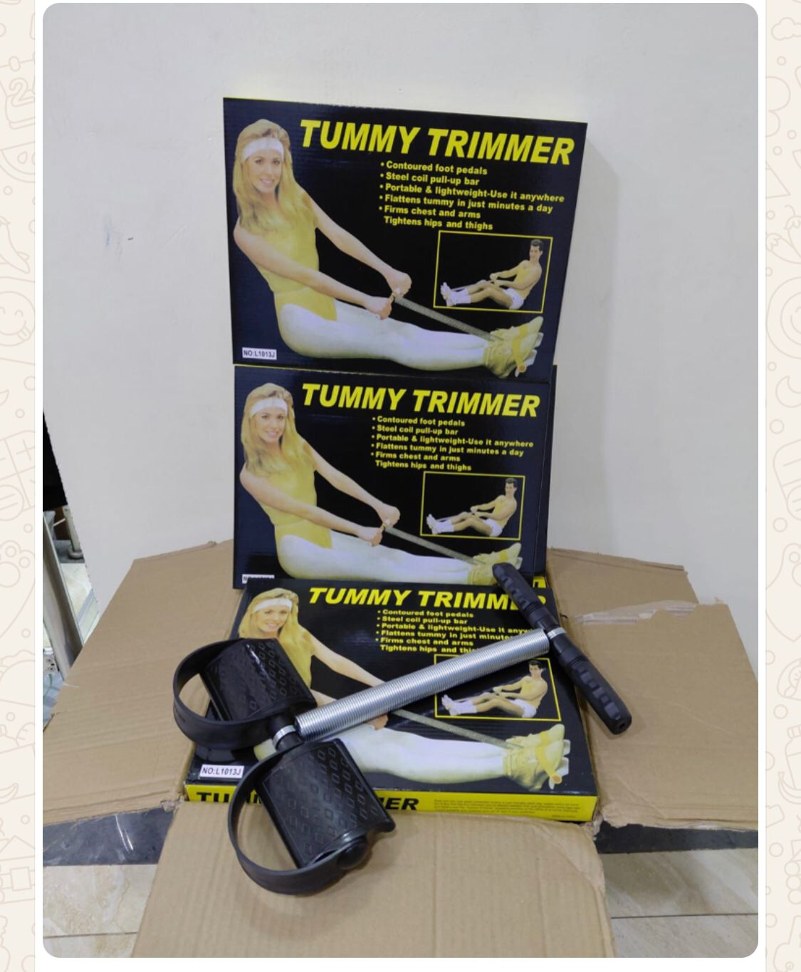 Elastic Tummy Trimmer Elastic Sit Up Pull Rope Pedal Resistance Band Powerful Spring Drawstring Tummy Trimmer Equipment Portable Home Gym with Elastic Bodybuilding Fitness Slimming Training