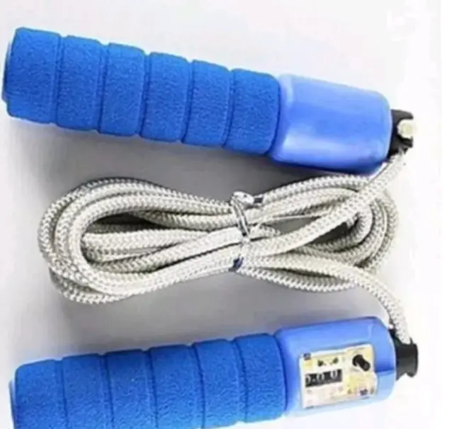 Skipping rope,skip rope for sports and fitness ,ropes for exercise and tummy weight rope for abs ( with digital counter)