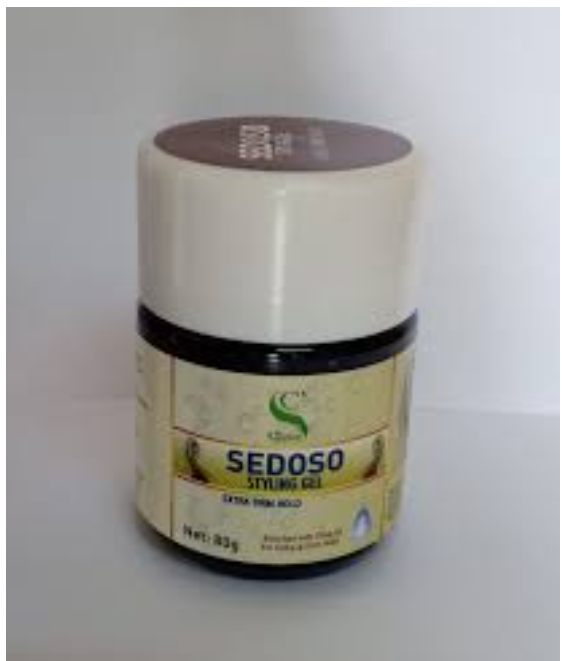 SEDOSO STYLING GEL FIRM HOLD black 80G