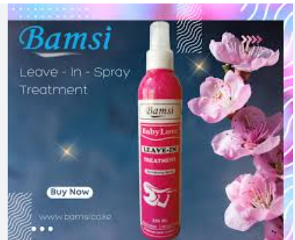 Bamsi Baby Love Leave-in Treatment Revitalising spray Conditions, Nourishes