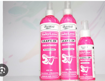 Bamsi Baby Love Leave-in Treatment Revitalising spray Conditions, Nourishes
