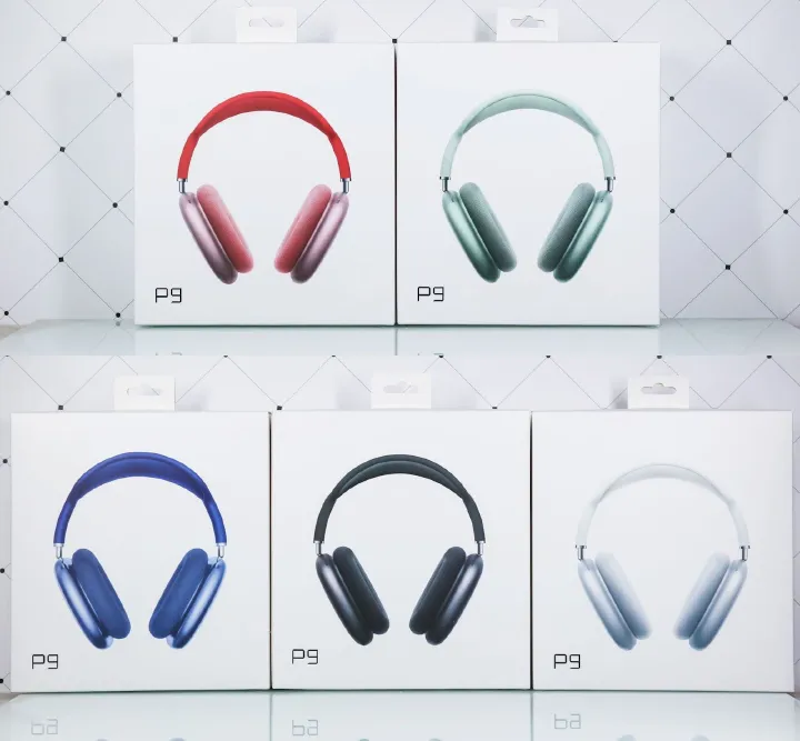 NEW 2026 P9 Wireless Bluetooth Headphones With Microphone Noise Cancelling Earbuds Gaming Headset Stereo HiFi Earphones Noise Reduction TF Support SD Card