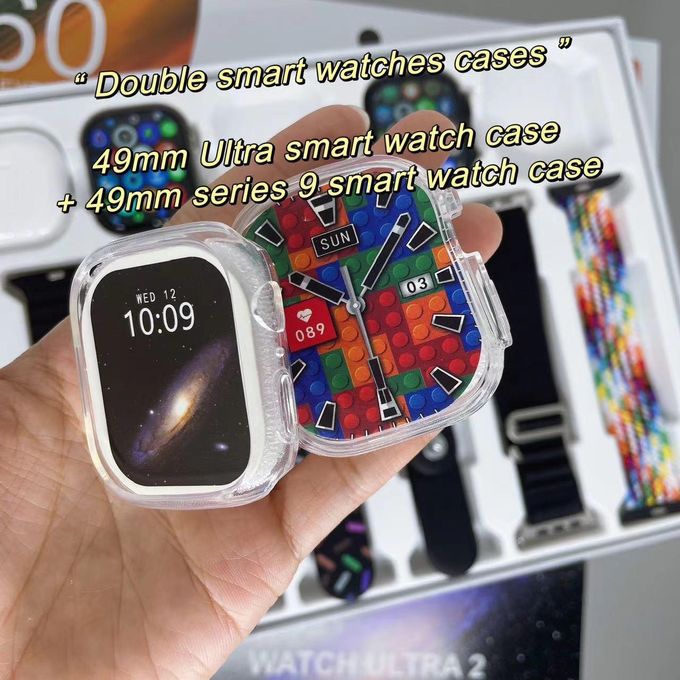 2026 NEW Original i60 SUIT EXTREME SMART WATCH 12 in 1 Combo Set Dual Watches & BT Earbuds Hot Sale UNISEX I60 Wireless Magnetic Charging 7 Straps Heart Rate Sleep Monitoring Android & iOS Compatible