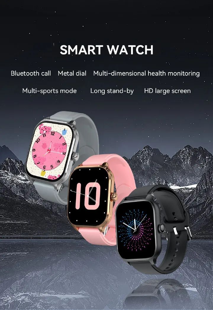 NEW H9 Pro Max Full-Screen Smart Watch Series BT Calls Heart Rate Wireless Charger Men and Women Sport Fitness H9 Smart Wearable Fitness tracker Smartwatch for IOS and Android