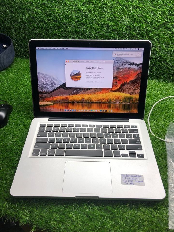 Apple MacBook Pro 2012 13"-  intel Core I5 -8GB RAM, 256GB SSD Refurbished Laptop -Silver