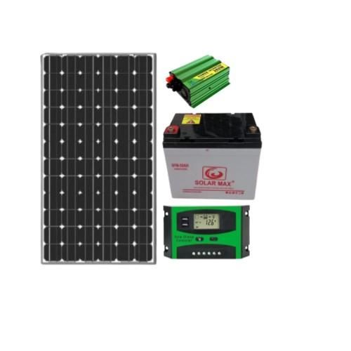 Sunlight Solar 60 W Monocrystalline solar panel +50 Ah solar battery +300 W solar inverter +10ah solar charge controller