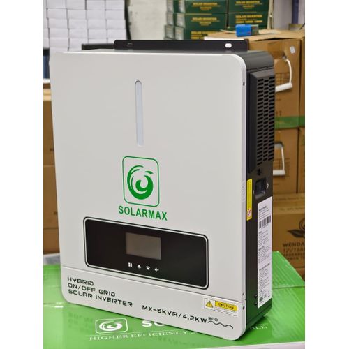 Solarmax 5KVA Hybrid Solar Inverter 48V 4.2KW On / Off grid Hybrid Solar inverter Can work without battery 4200 Watts Solar Inverter
