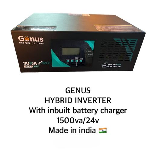 Genus 1.5KVA Hybrid Inverter With Inbuilt Battery Charger 1500VA / 24V