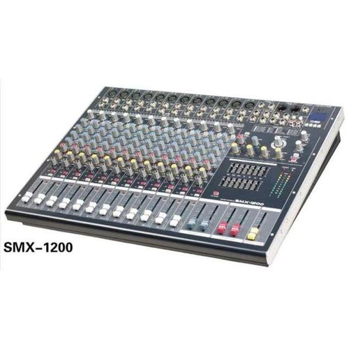 Soundcraft SMX1200 Professional Audio Mixing Console Plain Powered Mixer , USB , Bluetooth , Aux phone input , Church Mixer , Public Address Systems Mixer