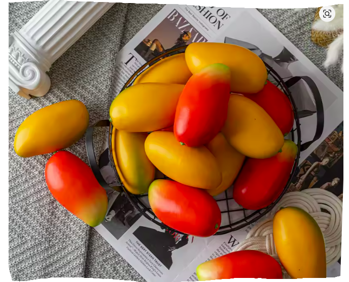 Simulation Mango Fake Fruit Model Fruit Shop Window Display Photography Props Festive Wedding Party Fruit Ornaments Home Decor