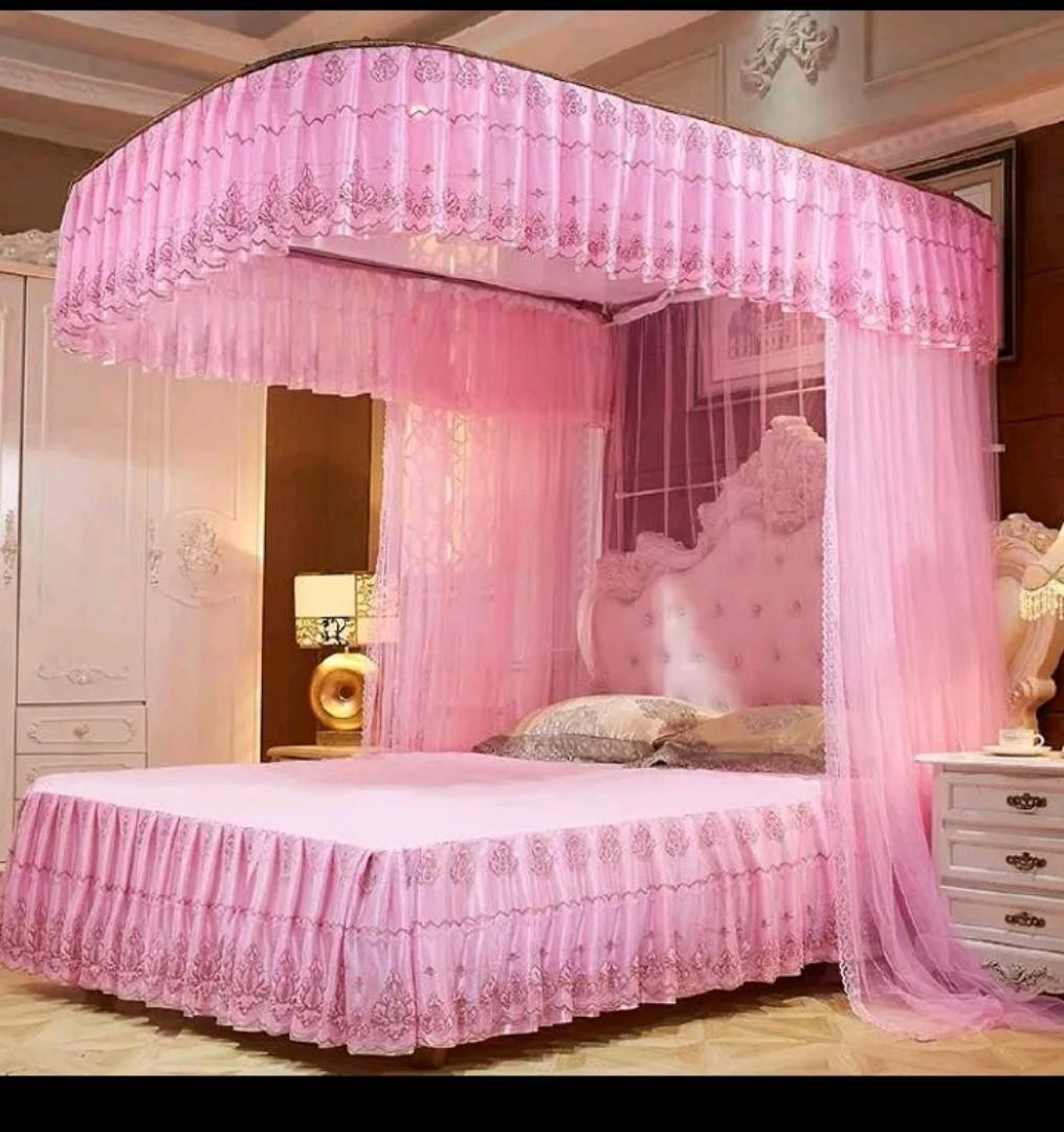 2 STAND MOSQUITO NET WITH SLIDING RAILS ( 4*6 5*6, 6*6 )