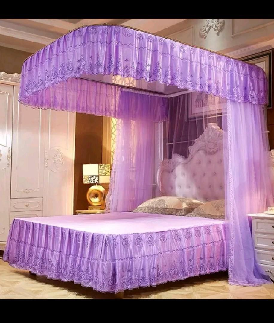 2 STAND MOSQUITO NET WITH SLIDING RAILS ( 4*6 5*6, 6*6 )