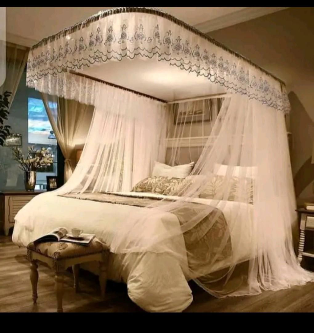 2 STAND MOSQUITO NET WITH SLIDING RAILS ( 4*6 5*6, 6*6 )