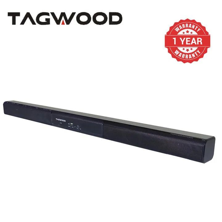 Tagwood 12000W 2.1CH Multimedia Bluetooth Woofer Speaker System Subwoofer Soundbar BT/USB/SD/FM AC/DC System Soundbar with Remote Control S2 Speaker bass