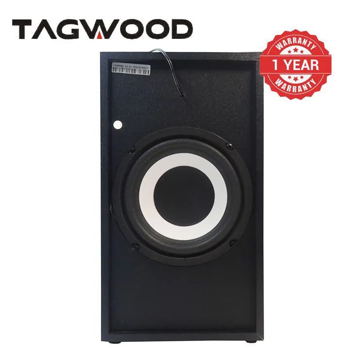Tagwood 12000W 2.1CH Multimedia Bluetooth Woofer Speaker System Subwoofer Soundbar BT/USB/SD/FM AC/DC System Soundbar with Remote Control S2 Speaker bass