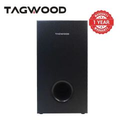 Tagwood 12000W 2.1CH Multimedia Bluetooth Woofer Speaker System Subwoofer Soundbar BT/USB/SD/FM AC/DC System Soundbar with Remote Control S2 Speaker bass