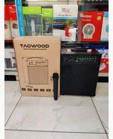 TAGWOOD LTS-8A Trolley Speaker Porteable Portable Speaker Subwoofer Outdoor Speaker ,Bluetooth,Free Wireless Microphone a Built in Battery Woofer Woofer