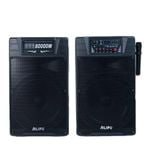 KL-9045AD 2.0 PA speaker box 80000W 2*15inch speaker Outdoor Professional Speaker with Bluetooth,FM Radio,2*Free Wireless Microphone,remote