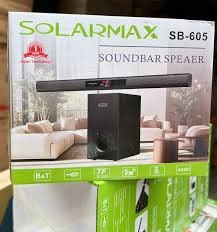 Solarmax 2.1CH Soundbar 12000W PMPO Bluetooth Aux/FM RADIO.