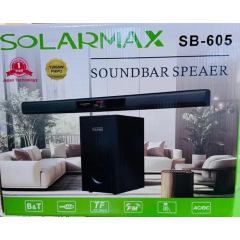 Solarmax 2.1CH Soundbar 12000W PMPO Bluetooth Aux/FM RADIO.