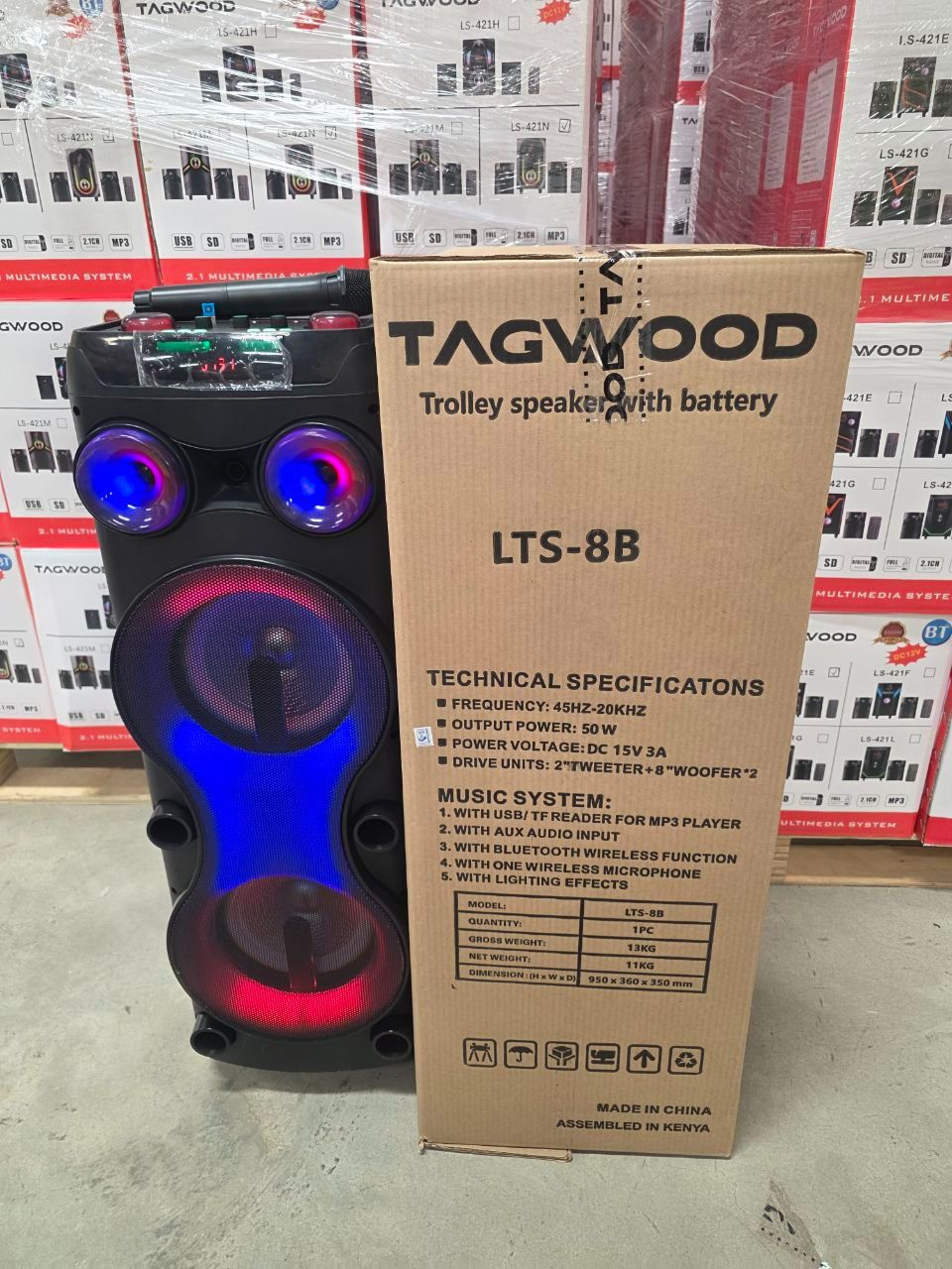 🔥 TAGWOOD LTS-8B Trolley Speaker – Power Meets Performance! 🔥
*NEW*🔥 BIG SOUND. BIG LIGHTS. BIG VIBES! 🔥
