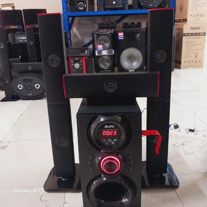 AILIPU KL-8302AD 3.1 8in WOOFER Pro+ 60w+15w*3 woofer speaker system Multimedia Speaker Output Power Subwoofer Bluetooth Cinema Home theater System Bluetooth Hi-Fi.