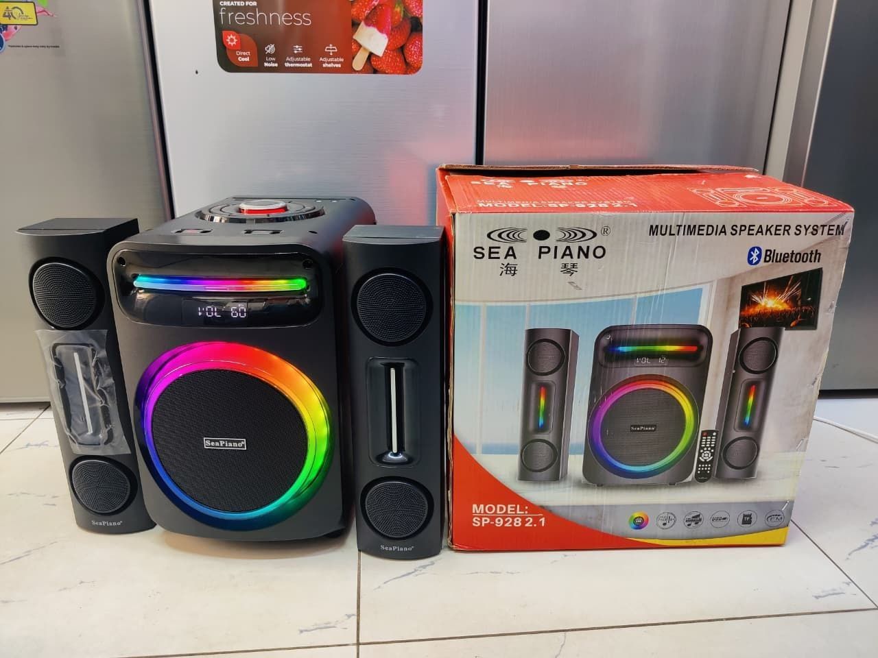 Nobel SP‑928 Hi‑Fi Multifunctional Subwoofer System – Big Sound, Smart Style! Elevate your audio experience with the Nobel SP‑928 Hi‑Fi multifunctional subwoofer system — powerful sound that brings