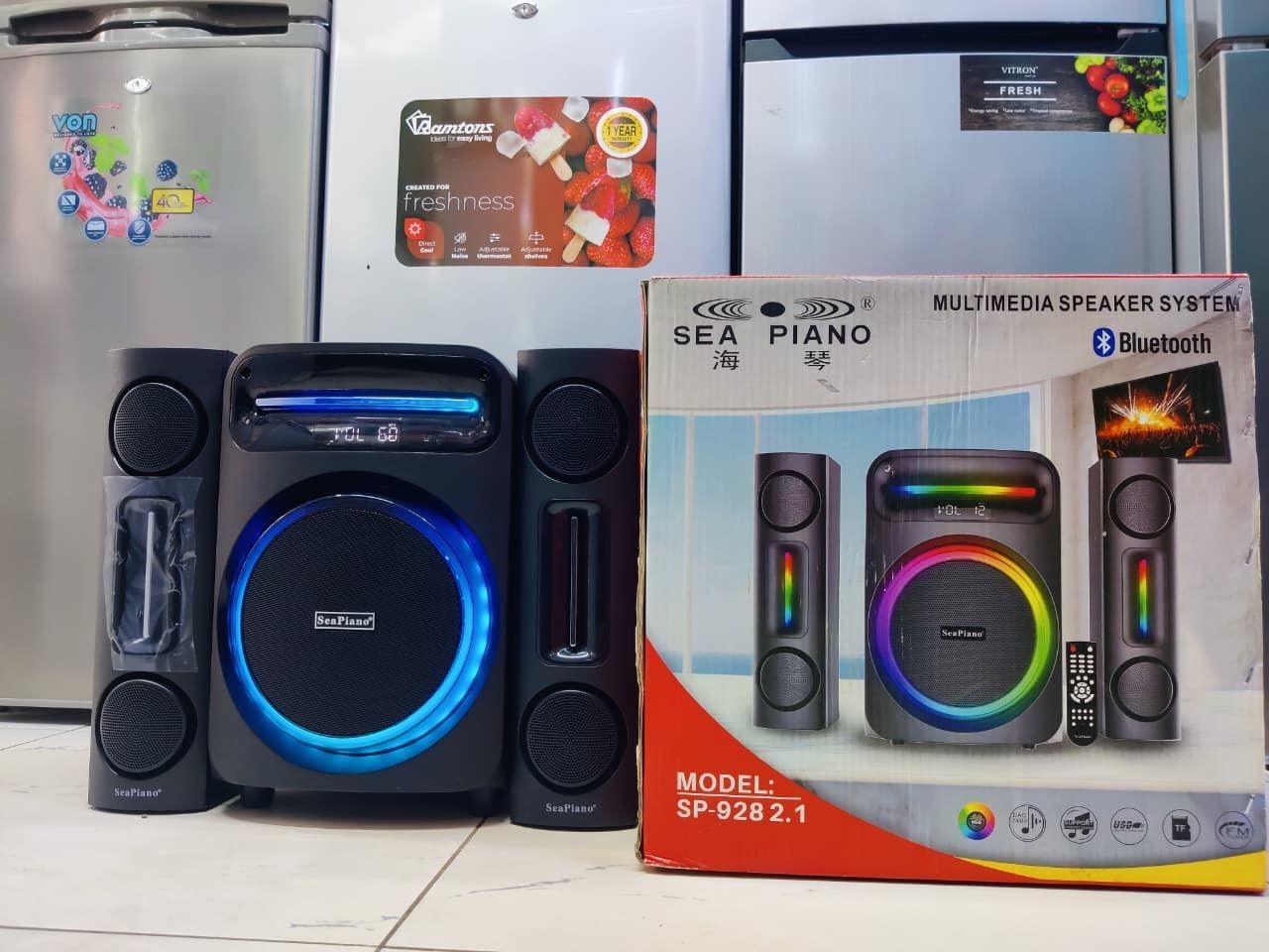 Nobel SP‑928 Hi‑Fi Multifunctional Subwoofer System – Big Sound, Smart Style! Elevate your audio experience with the Nobel SP‑928 Hi‑Fi multifunctional subwoofer system — powerful sound that brings