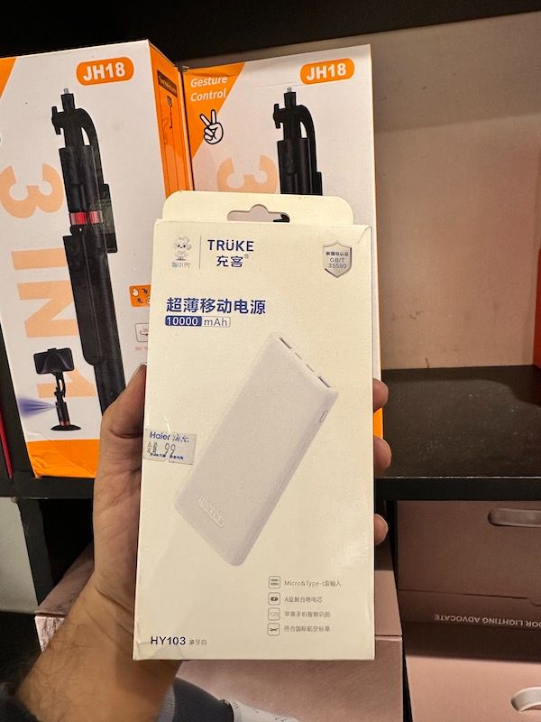 Power Bank 10000mah, micro and type c - HY101