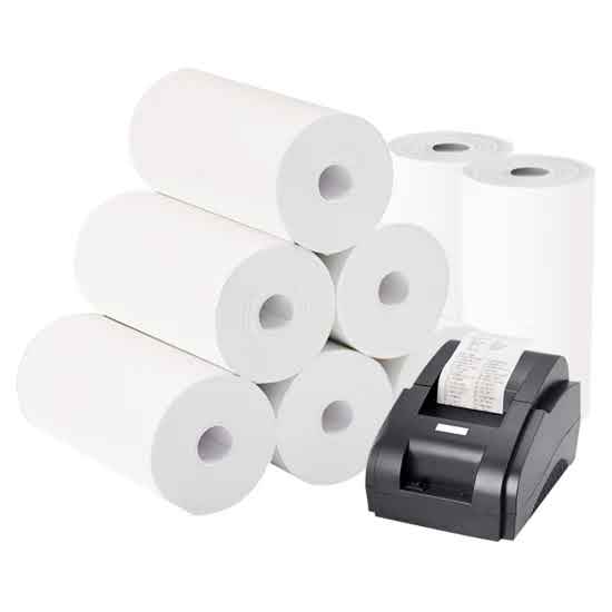 Thermal Paper Roll 4 pcs - 57x40mm