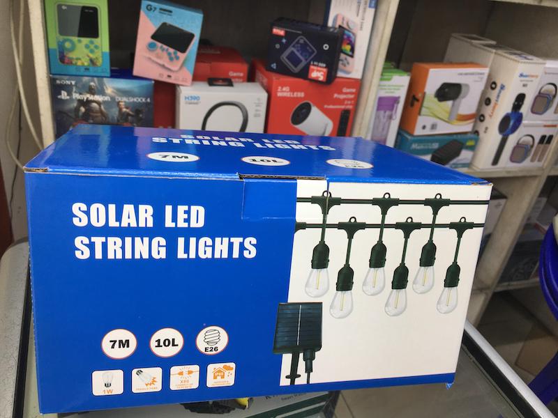 Solar Light 10 Bulbs fairy Light Waterproof String Lights - 7meters