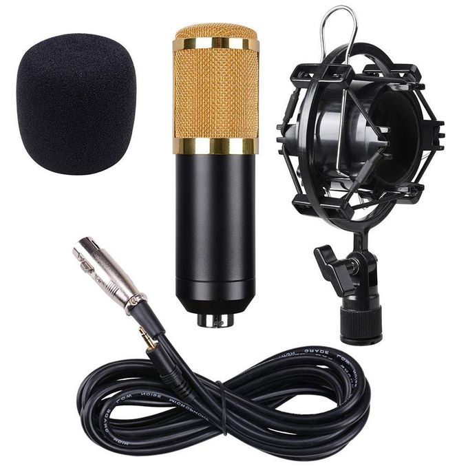 Podcast recording condenser microphone with sound effect-v9