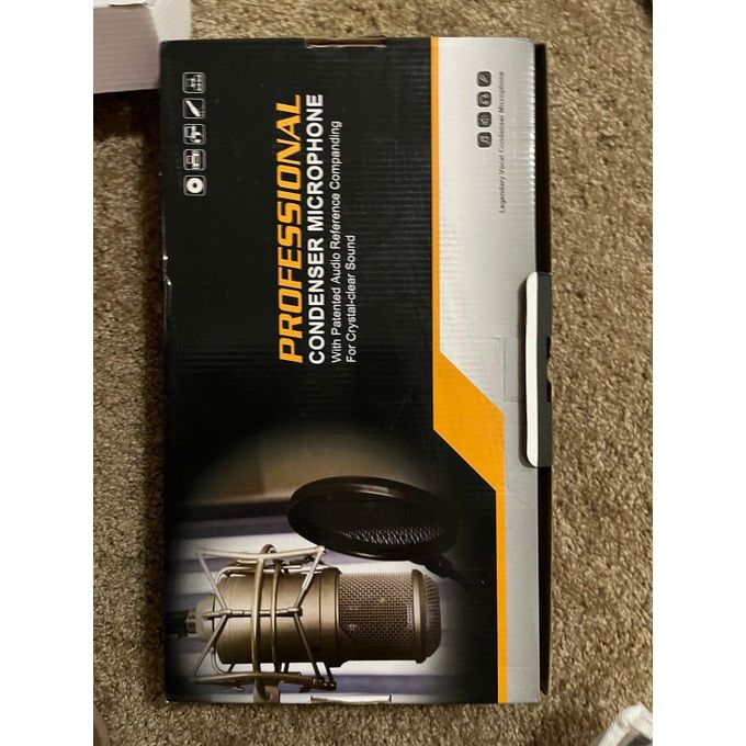 Podcast recording condenser microphone with sound effect-v9