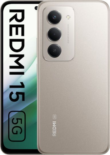 Redmi 15 8GB RAM 256GB Storage 6.9 Inch 144Hz Display 7000mAh Battery 50MP Camera 33W Fast Charging HyperOS Android 15 IP64 Royale Chrome Best High-Capacity Smartphones Latest Phones