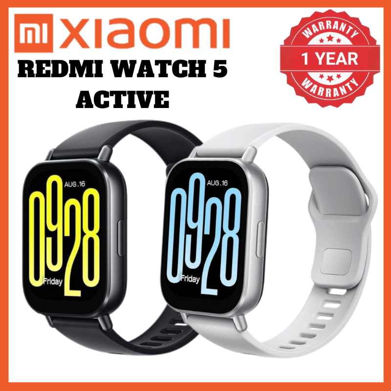 Xiaomi Redmi Watch 5 Active 2.0" Large Display Smartwatch 18-Day Battery Life Bluetooth Calling 200+ Sports Modes Heart Rate SpO2 Sleep Monitoring IPX8 Waterproof